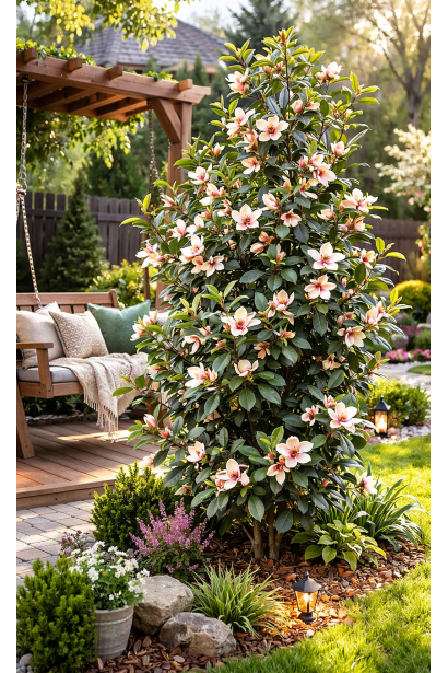 Magnolia laevifolia Вайт Кавіар використання